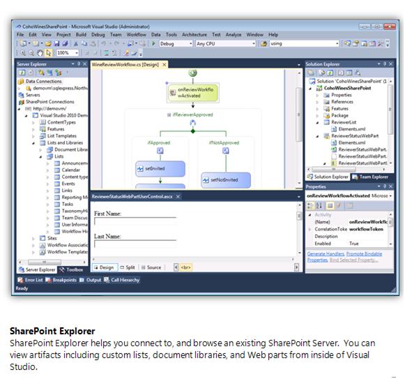 visual studio server explorer